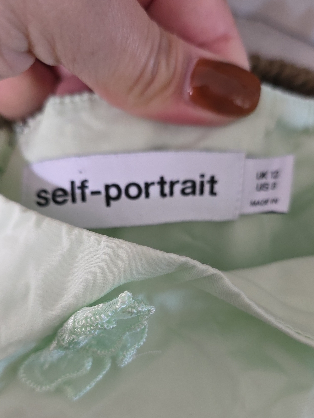SELF-PORTRAIT | $510 Cotton Flower Midi Dress - Picture 10 of 11